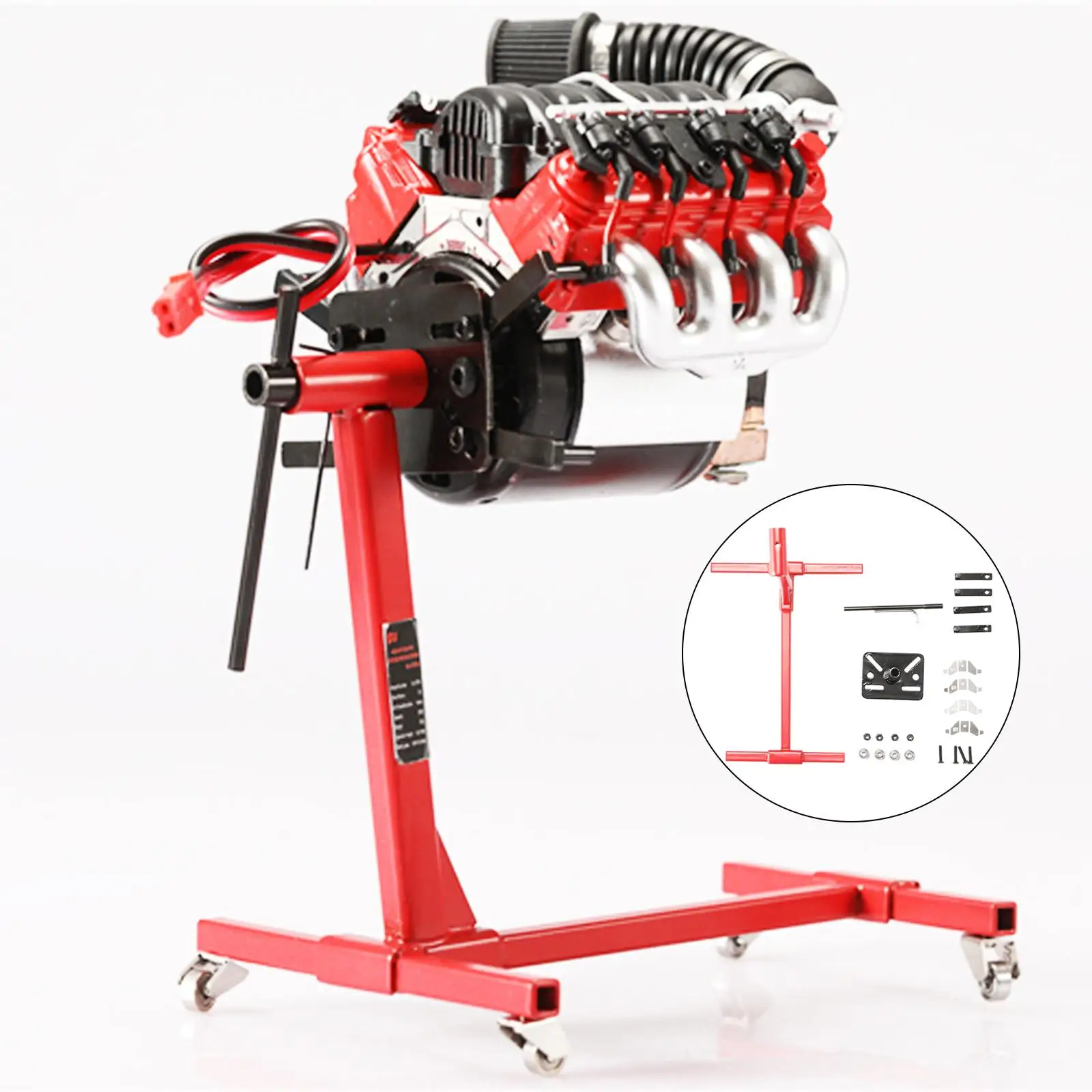 Support rotatif pour moteur V8 en acier inoxydable, accessoire de  réparation - AliExpress