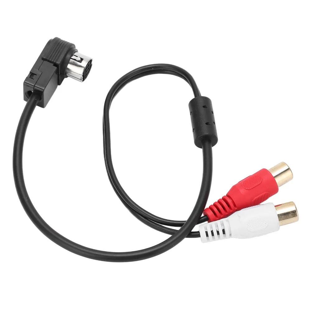 RCA Audio Car Radio AUX Cable AUX Input Audio Cable Adapter IN RCA for KCA121B Ainet Player 9887 105 117 9855