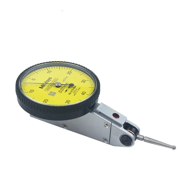 Mitutoyo Dial Indicator 0-0.8mm 0.01mm Level Gauge Scale Precision Metric Dovetail Rails Indicator Measuring Hand Tools