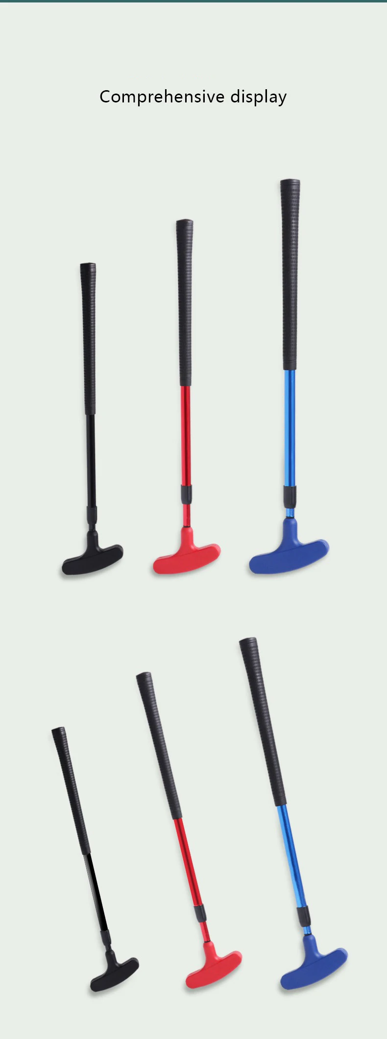 Golf Putter Golf Training Aids Golf Putter Retractable Golf Clubs For Kids Adults Beginner Alignment Left And Right Handed