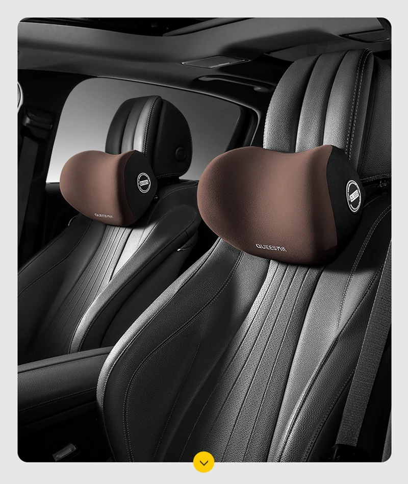 Car seat headrest pillow