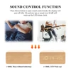Wooden Digital Alarm Clock 3 Alarms Led Display Wireless 3