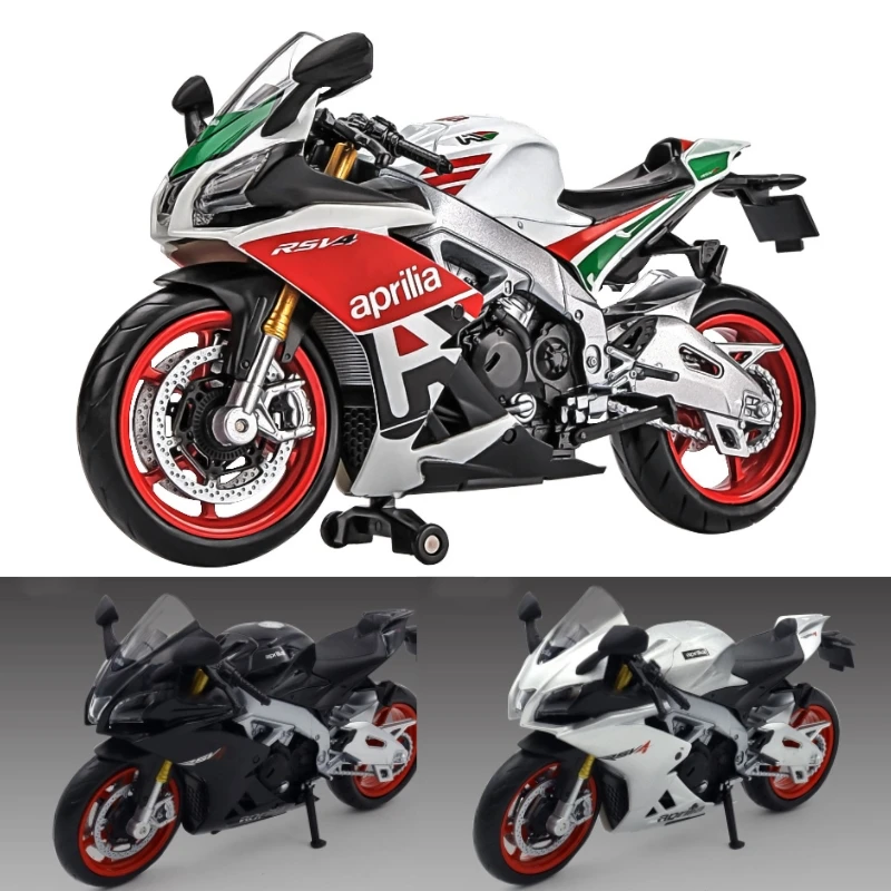 1/12 Aprilia RSV4 RR1000 Toy Motorcycle RMZ City Diecast Metal