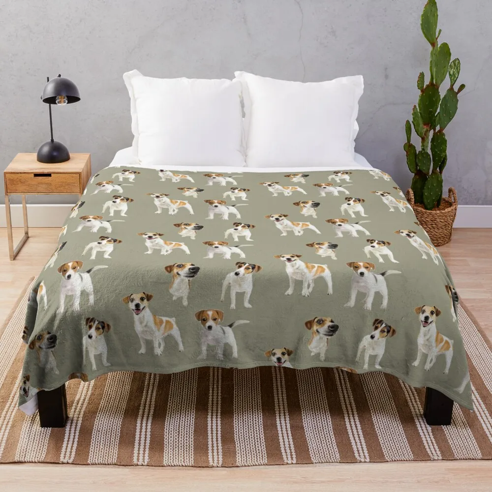 Jack Russell Terrier Coperta Da Tiro Per Cani Fluffy Soft Big Thins Coperte Polari Pesanti Per Dormire