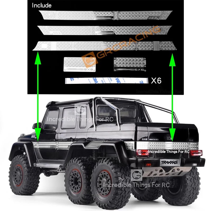 Amazon.com: for Traxxas for TRX4 G500 for TRX6 G63 6X6 1/10