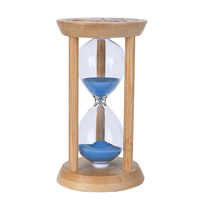 Night Light, Ornament Crafts, Desk Decor, Lamp Decoration Creative Bamboo Fluorescent Hourglass Timer Home Bedroom Decoration 1-30 Minute Night Light Time Hourglass Decoration Gifts