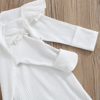 Long Sleeves Zip-Up Footed Jumpsuits + Hairband 2