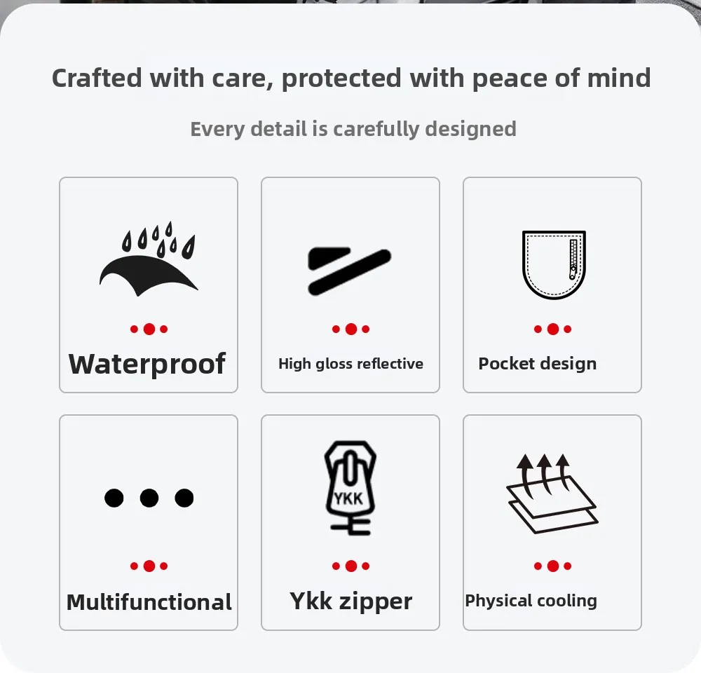 سترة ركوب الدراجات العاكسة للضوء من WOSAWE، سترة واقية من الرياح للدراجات في الشتاء والخريف، سترة ناعمة مقاومة للرياح ومضادة للماء للدراجات النارية
