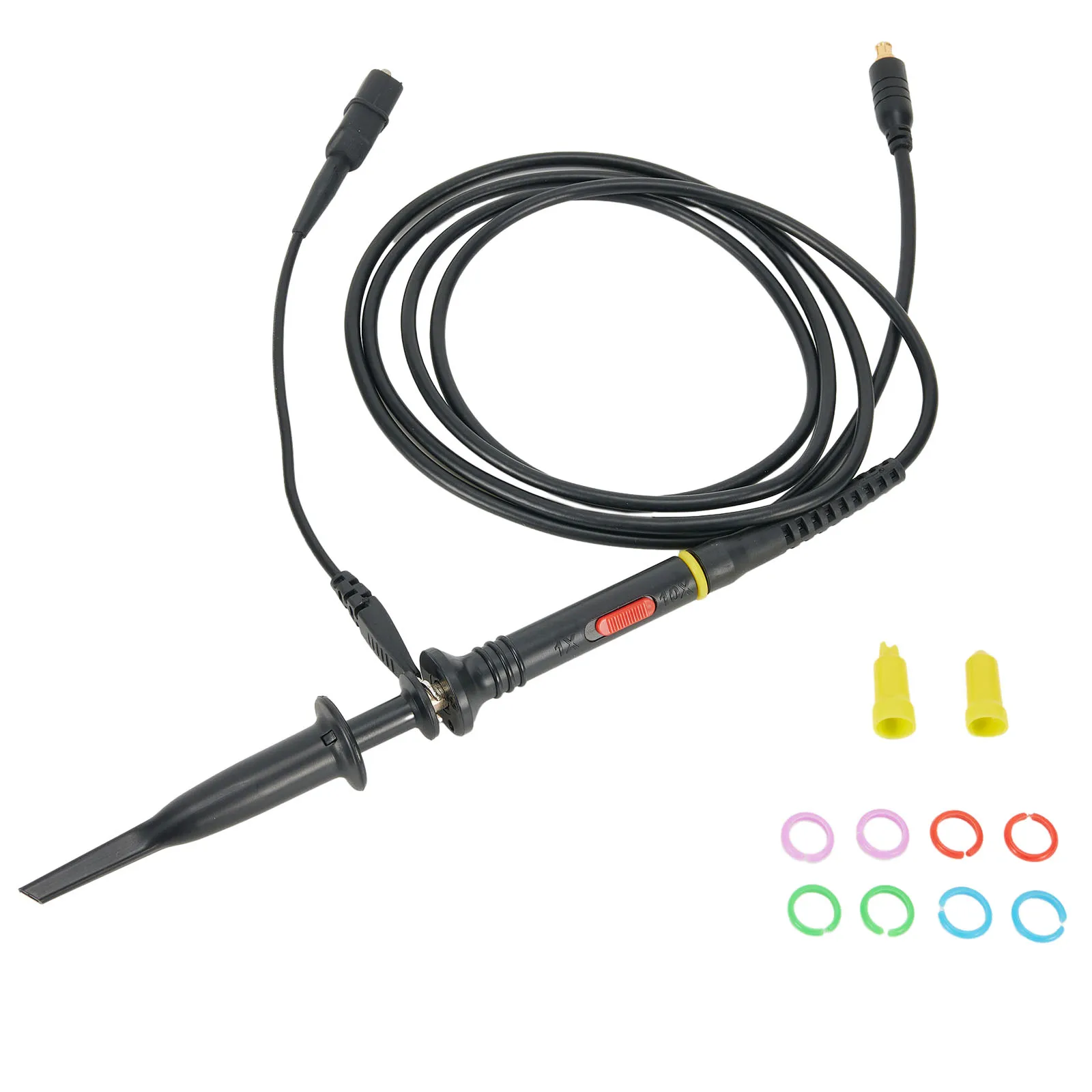 MCX Oscilloscope Probe 60MHz 1X 10X Alligators Clip For Portable Oscilloscope Clip-on Probe For Portable 1 Pc oscilloscope probe