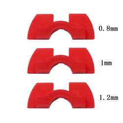 Electric Scooter Front Fork Damping Silicone Pads - Shake Reducers (3 - Pack) (Red)