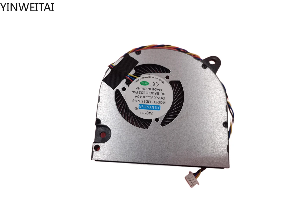 Processador Central do Portátil N158 Md6507hs Dc5v 0.45a 4pin Novo fã do - Imagem 4