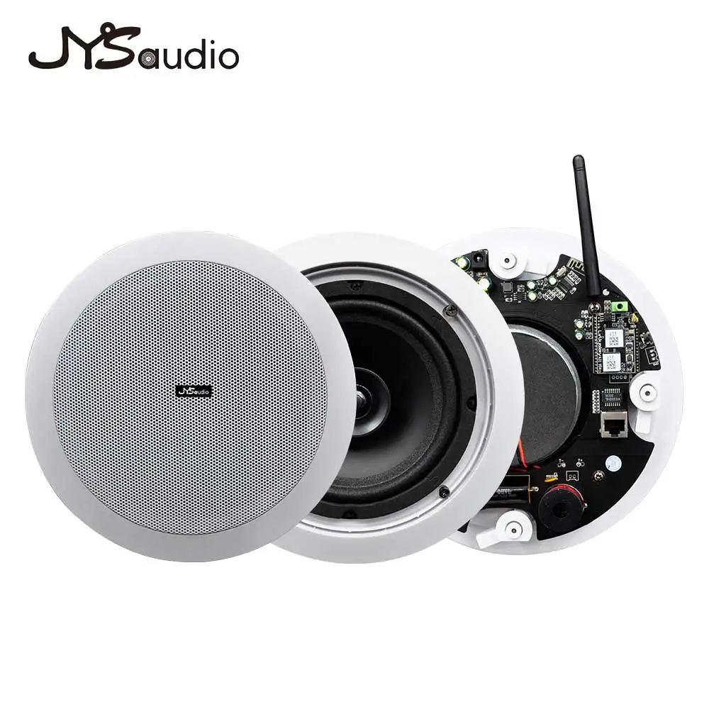 Smart Home 6'' Wifi Bluetooth Pa System Speaker Abs Decorative Ceiling