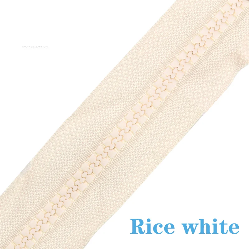 Versatile Resin Zipper – 24 Vibrant Colors, Multiple Lengths, Open Tail Design
