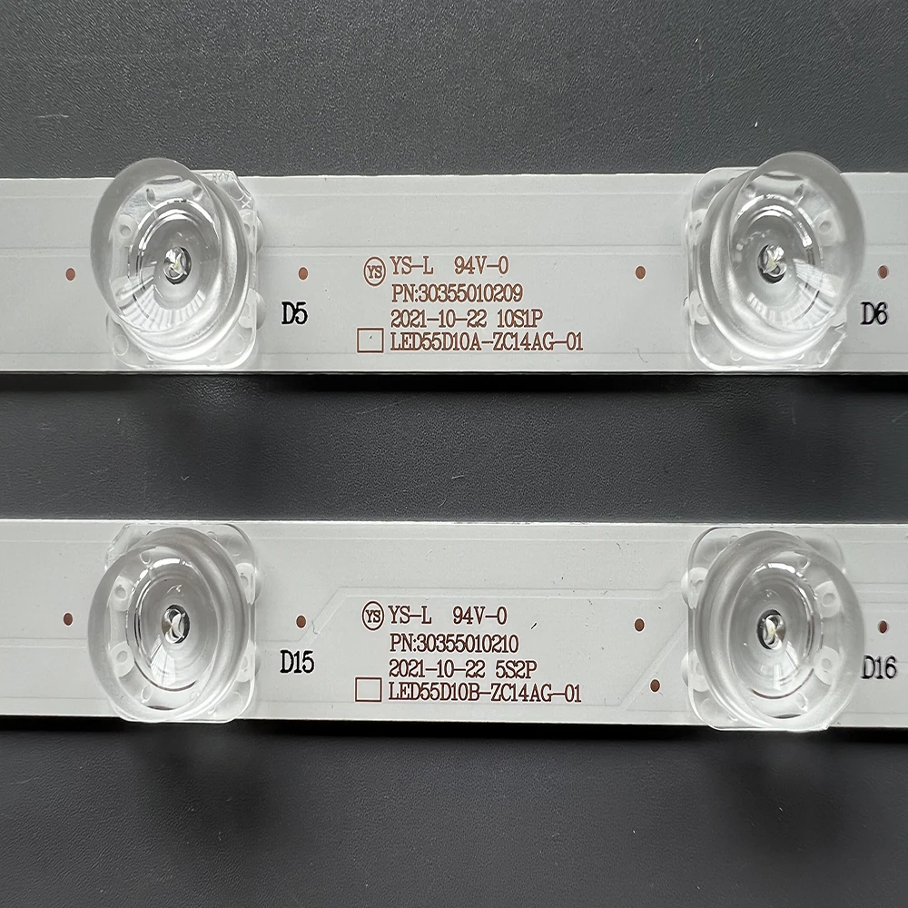 Retroiluminação Led Tira Lâmpada para Haier 10 55 tv Ls55al88u71 Led55d10a-zc14ag01 Zc14 Led55d10b A55u S55u Led55k36u 35u Lc546pu1i01 - Imagem 2