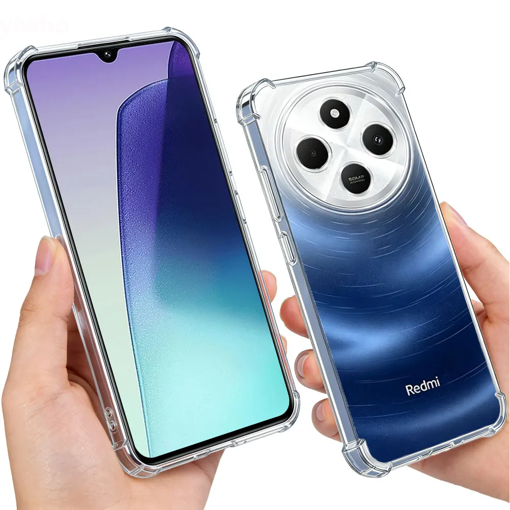 Crystal Clear Transparent Slim Soft Case with Corner Protection and Precise Cutouts