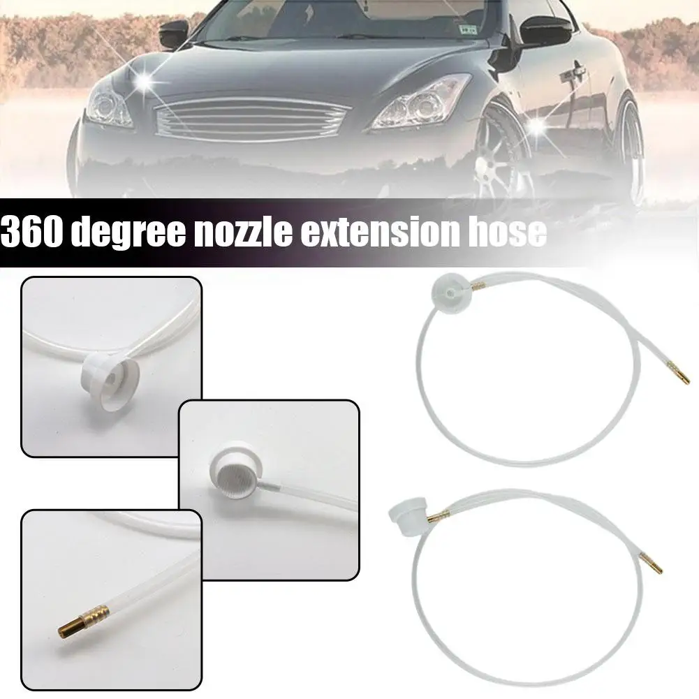 2 Pieces 360 Degree Nozzle Extension Hose Fit For Aerosol Cans Spray Extension Hose For Male Stem Spray Can Extension