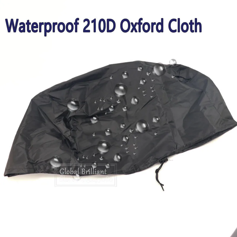 Copri Motore Fuoribordo 60-100HP - Mezza Copertura Impermeabile In Tessuto Oxford 600D - Foto 4