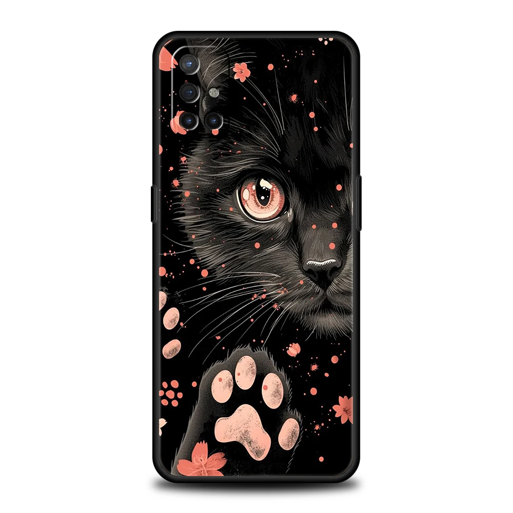 Adorable Cat Silicone Phone Case - Durable TPU Cover