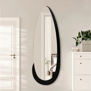 Vintage Makeup Decorative Mirrors Bedroom Living Room Gothic Sticker Luxury Exclusive Full Length Espejos De Piso House Decor