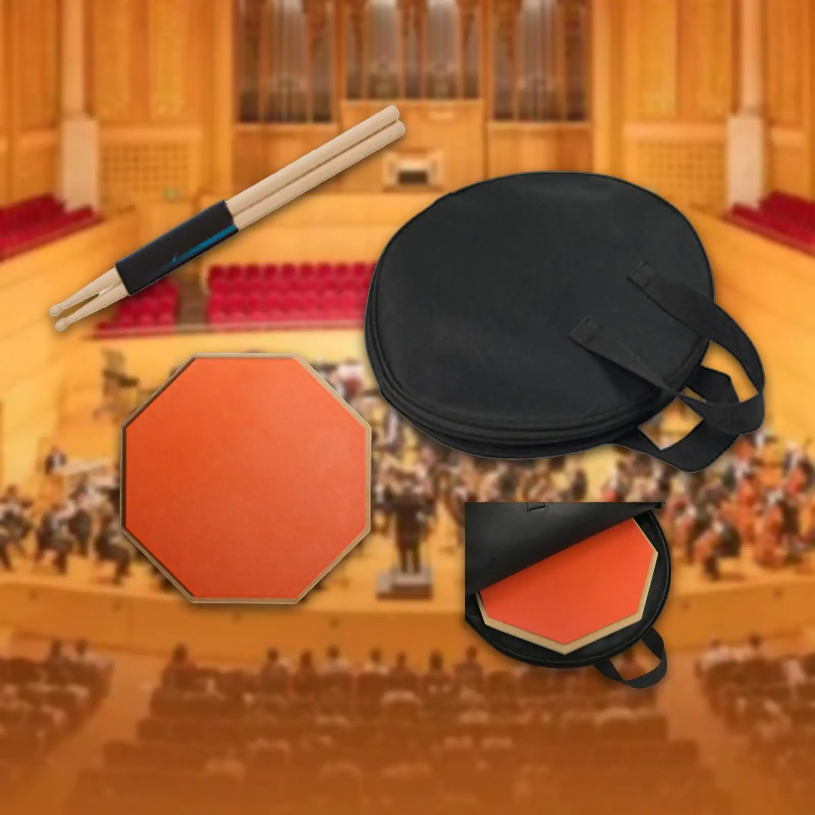 

Сумка для барабана с ручкой для переноски и застежкой-молнией