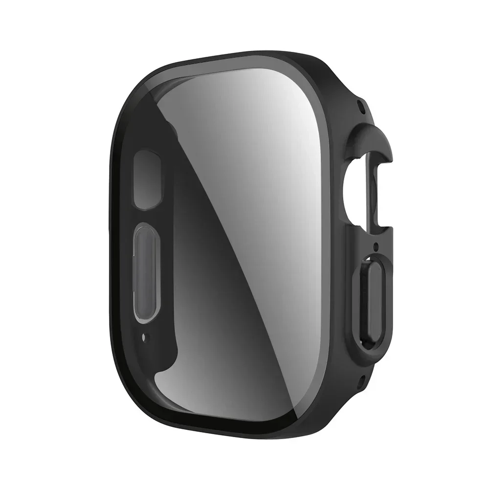 Premium Privacy Tempered Glass Case for Apple Watch - Anti-Spy Screen Protector Cover Accessories