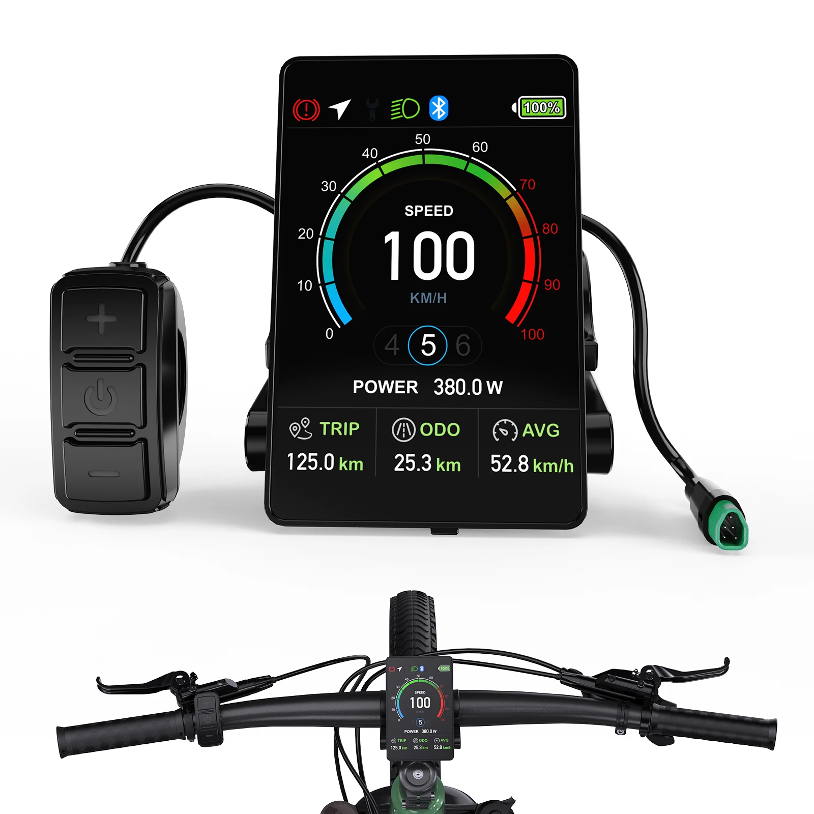 Varstro VD618 Display für BAFANG-Kit – Kopatibel it 200 400 500