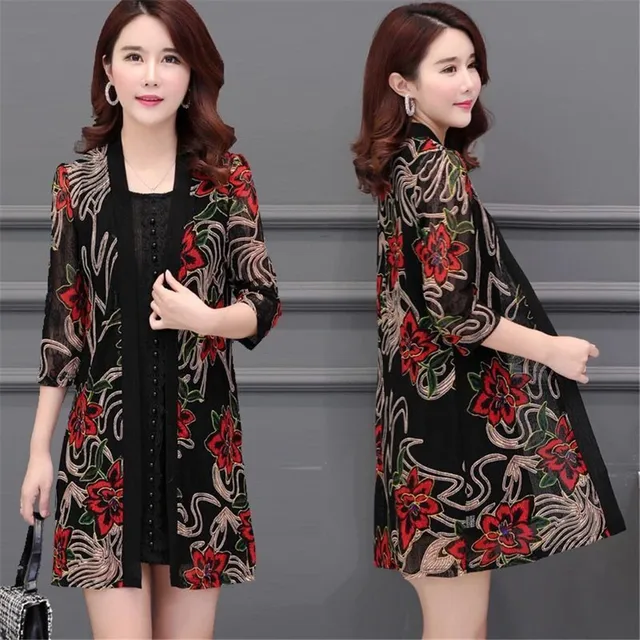 Cárdigan Mujer SHOBDW - Kimono Playa Tallas Grandes S-XXL