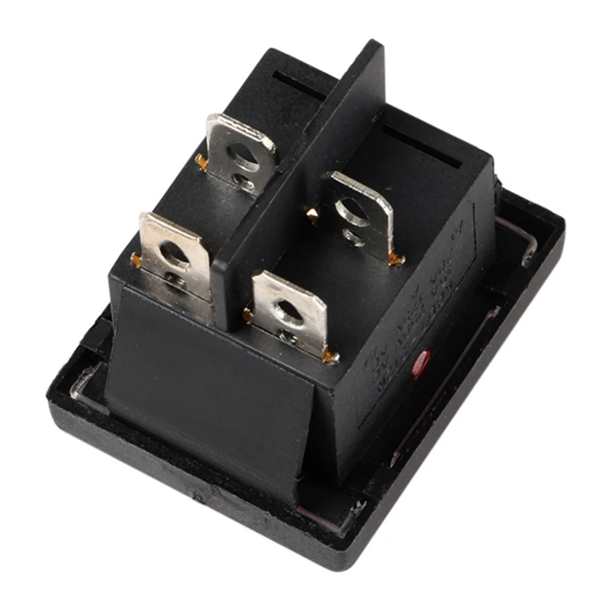 BAAE 1PC 36X29Mm SPST 4 핀 방수 커버가있는 산업용 진공 청소기 용 방수 보트 로커 스위치