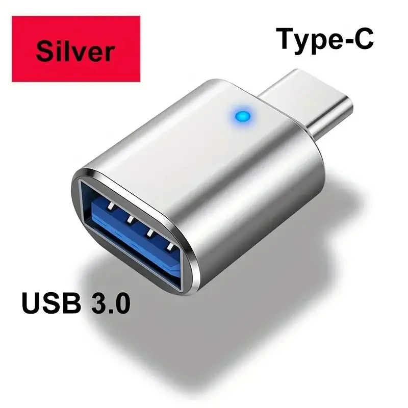 USB C-USB 어댑터, USB C Male-USB 3.0 Female 어댑터 OTG 변환기 MacBook Pro 2019/2018/2017 등과 호환 가능