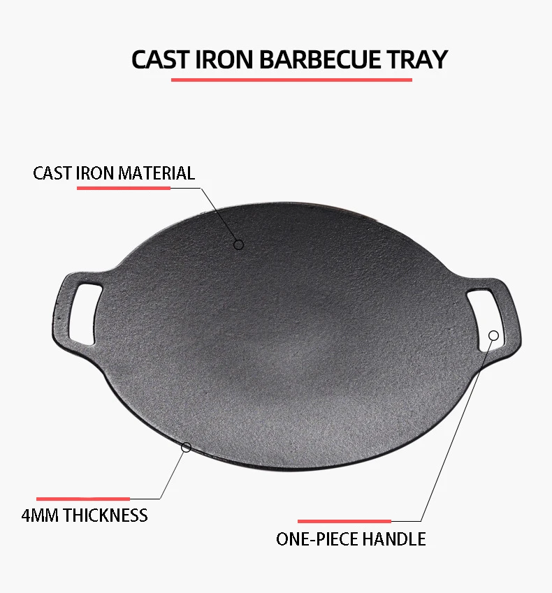 30cm Plaque en fonte portable antiarina style, offre spéciale, cercle