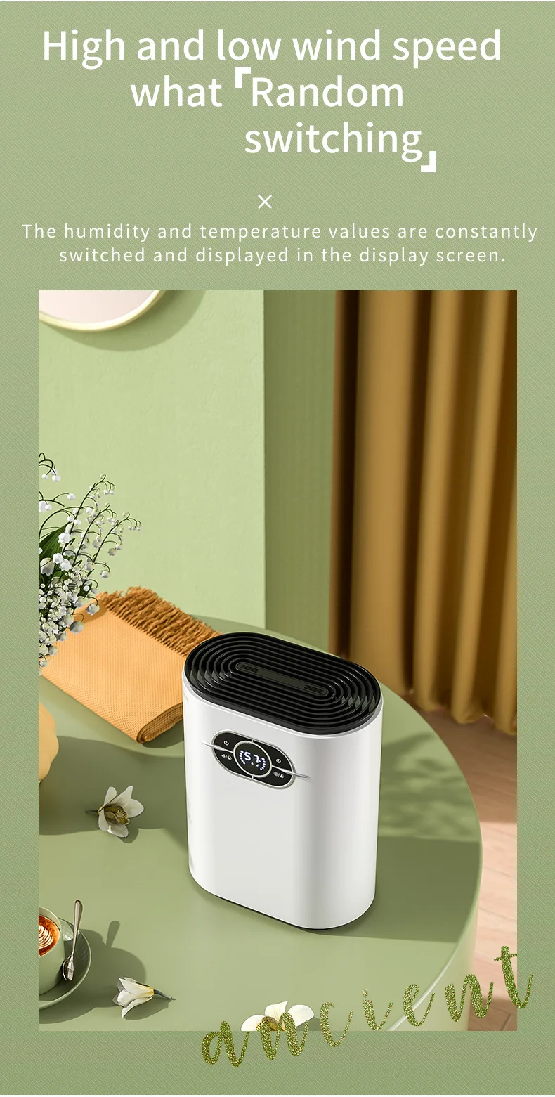 New Zai Xiao 2L Dehumidifier For Home Air Dehumidifier Mini Bathroom Air Dryer Moisture Absorber Indoor Moisture Proof