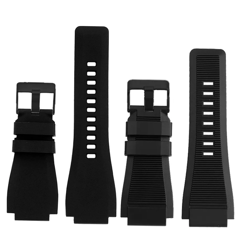 Cinturino In Gomma Siliconica Per Bell Ross Br01 Br03 Series Br Cinturino Sportivo Impermeabile Bell & Ross Cintura Per Orologio Con Bocca Rialzata 34