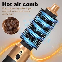 Kit sèche-cheveux et coiffeur 5 en 1, avec brosse à Air chaud professionnelle, fer à friser, lisseur pour friser et lisser 2