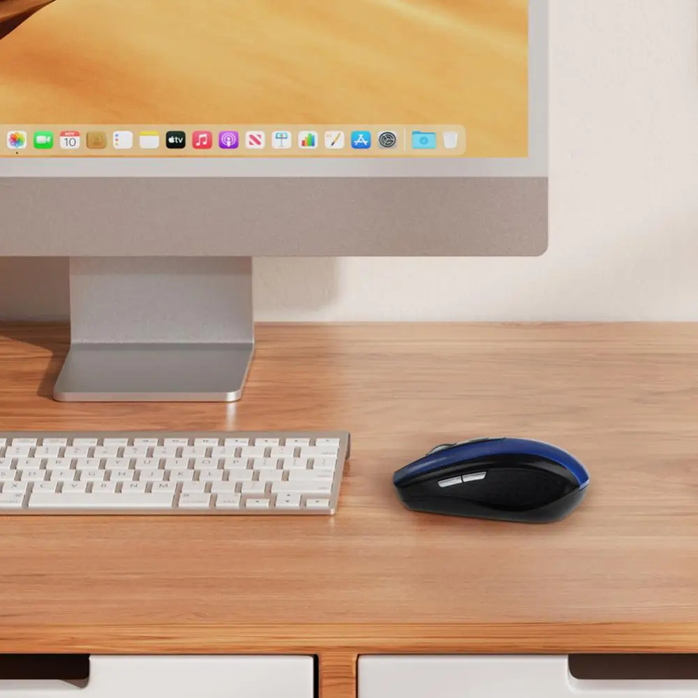 Aubess Mouse da gioco ottico con DPI regolabile a 6 pulsanti Mouse wireless da gioco con ricevitore USB da 2,4 GHz_voghion.com