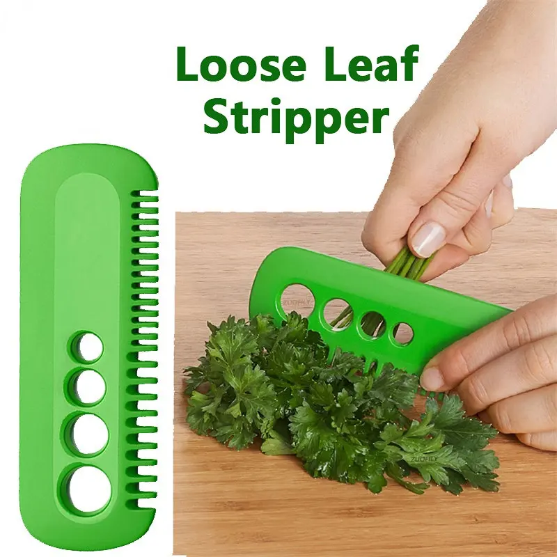 Vegetable Stripper Vegetable Leaf Stripping Comb Coriander Mint Leaves Removed Peeling of Fruits and Vegetables Artifact Tools Kitchen Accessories vegetable stripper