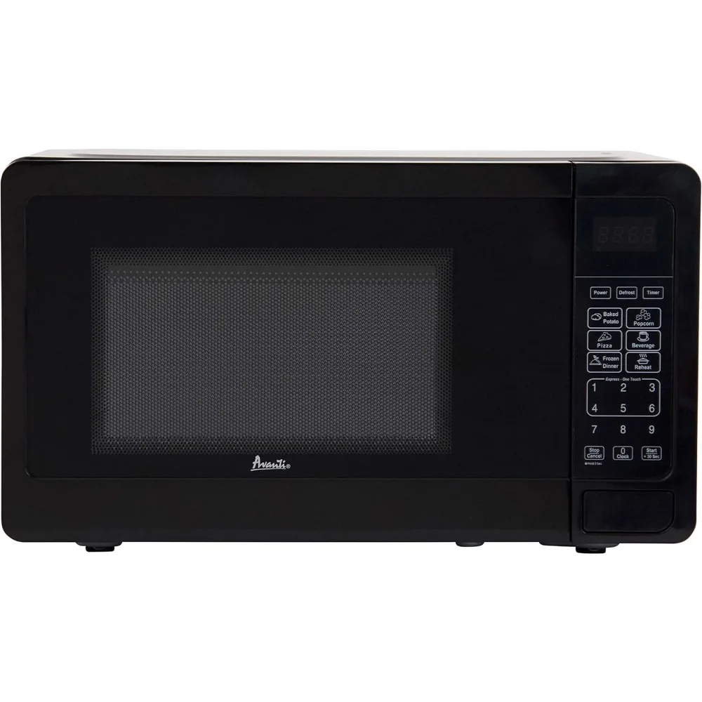 Microwave Oven 700W Compact with 6 Pre Cooking Settings, Speed Defrost, Electronic Control Panel and Glass Turntable 3