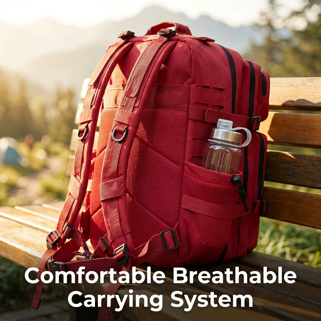 45L Tactical Outdoor Hiking Backpack 2