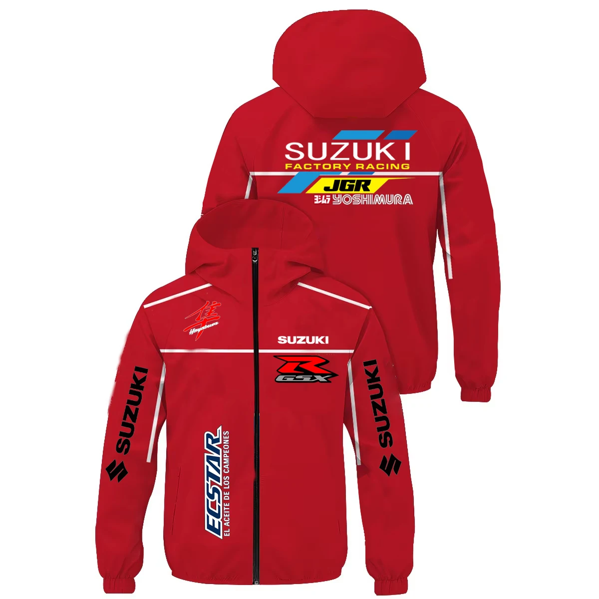 SUZUKI team ジャケット　　サイズＬ Vintage Suzuki Racing Team Reversible Bomber Jacket Made in Japan