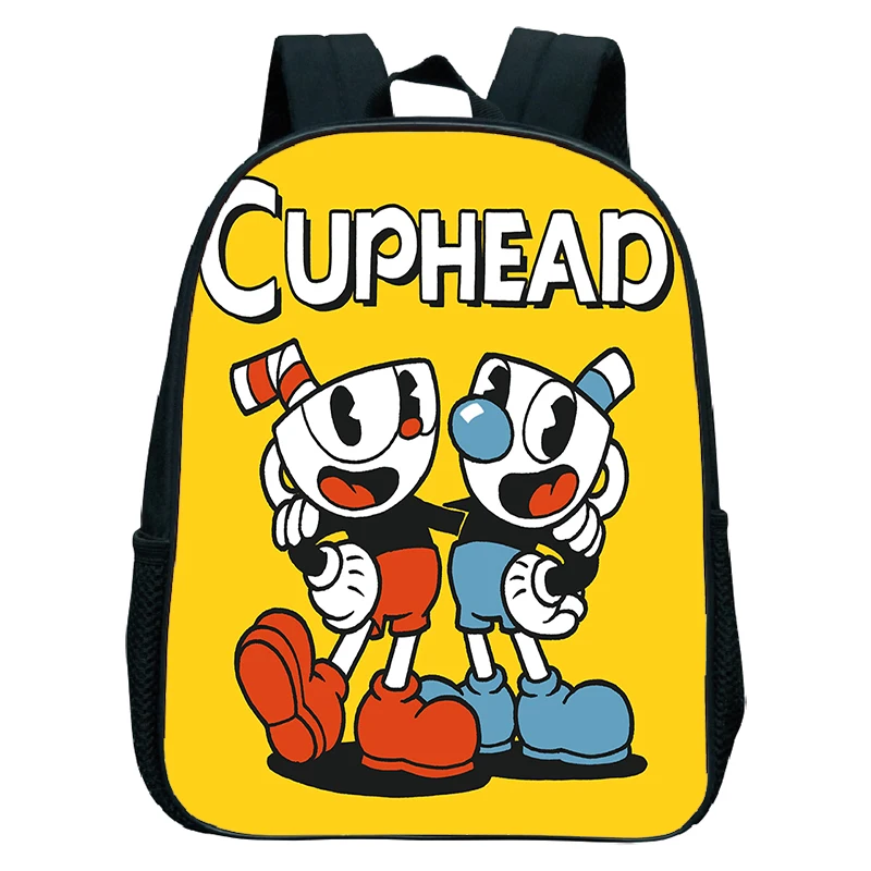 Gioco Cuphead borse da scuola stampate in 3D per ragazze in età prescolare ragazzi bambini Mini zaini zaino per l'asilo zaini per cartoni animati per bambini