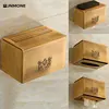 Tissue Box Holder Bathroom Wall Mounted Tissue Cartridge Paper Towel Dispenser Home Toilet Paper Holder Kitchen Napkin Holder A1 2