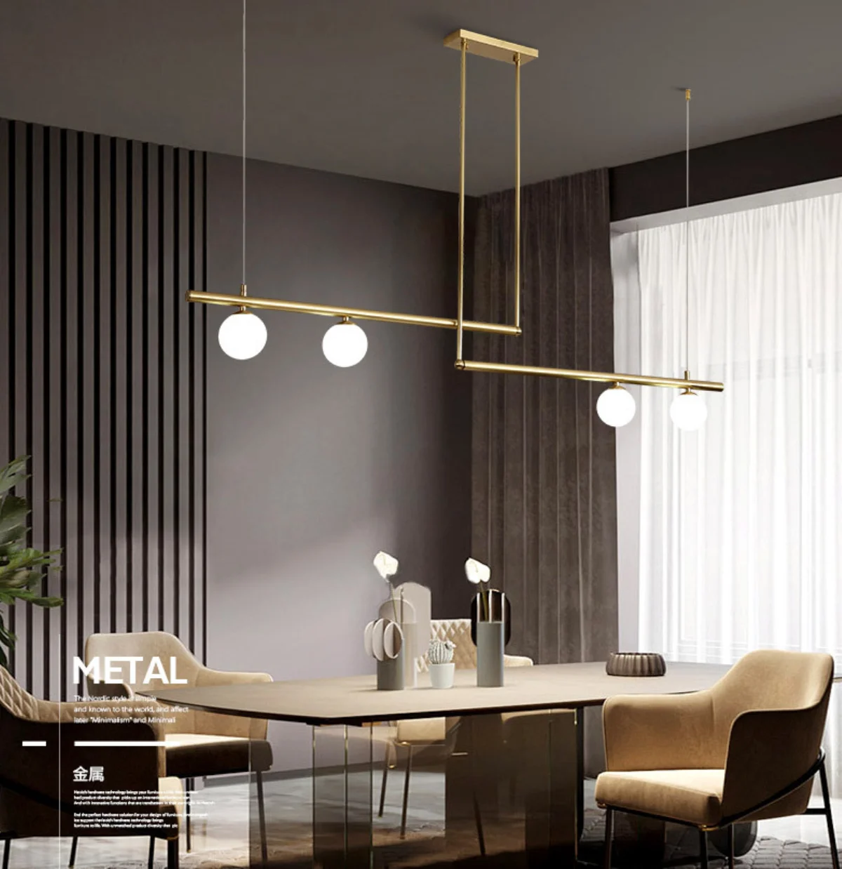 

Modern Minimalist LED Chandeliers Restaurant Bar Kitchen Pendant lamp Coffee Shop Hanging Light Fixture 110-260V Loft Suspension