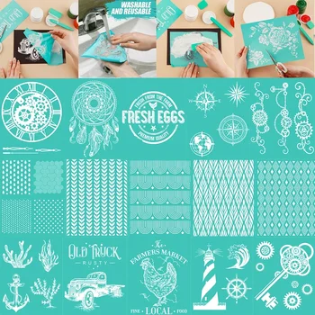 Reusable Geometric Silkscreen 1