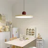 Nordic Cream Style Flying Saucer Pendant Light Restaurant Living Room Bedroom Bedside Lamp Home Interior Decorative Lamp 20/30cm 4