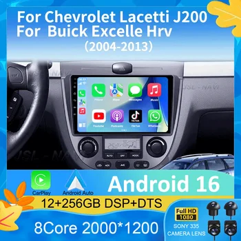 Radio para Auto Android 16 para Chevrolet Lacetti J200 2004-2013, para Buick Excelle Hrv 2004-2013, Reproductor Multimedia, Navegación, Estéreo, GPS 1