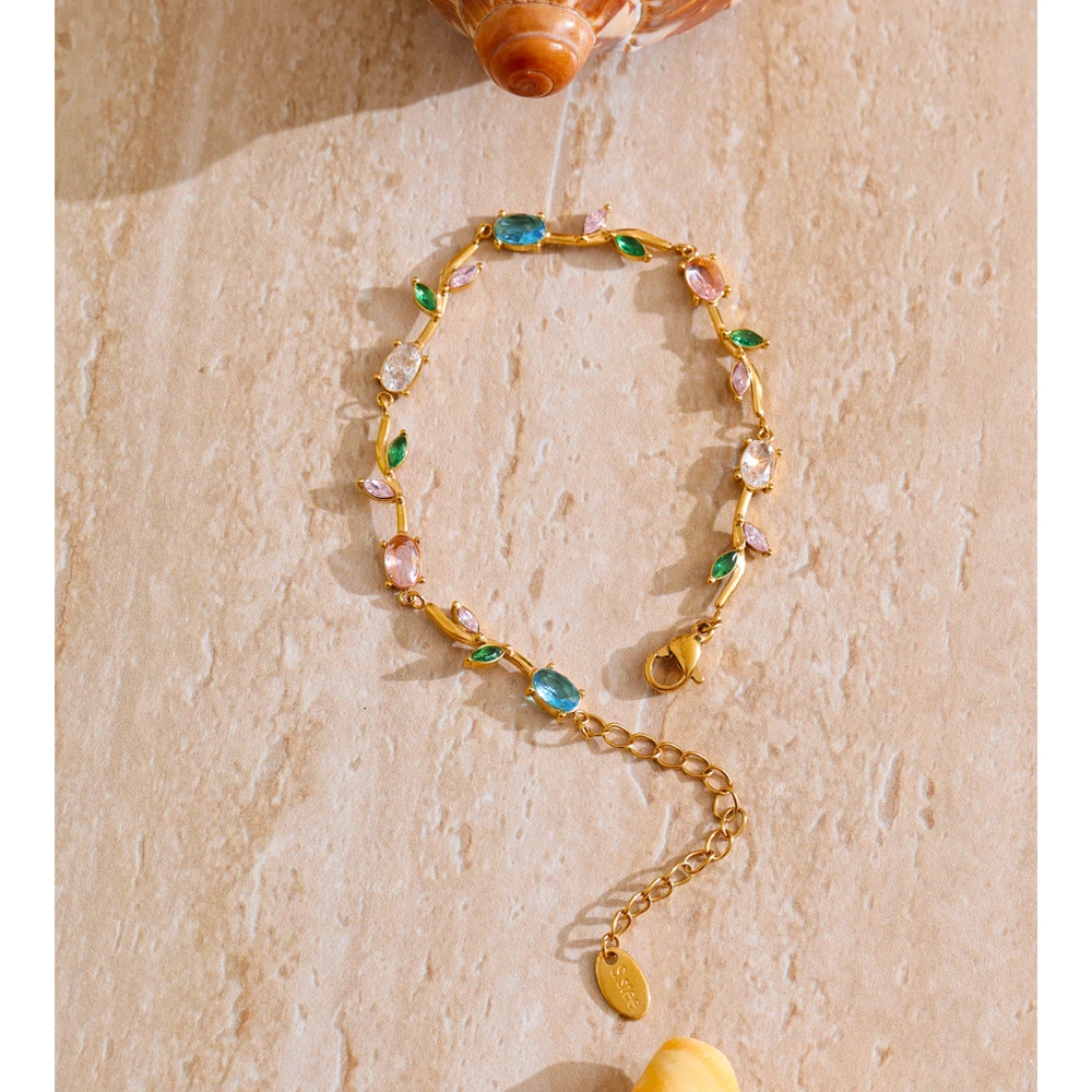 Yhpup Bracelet Cubic Zirconia
