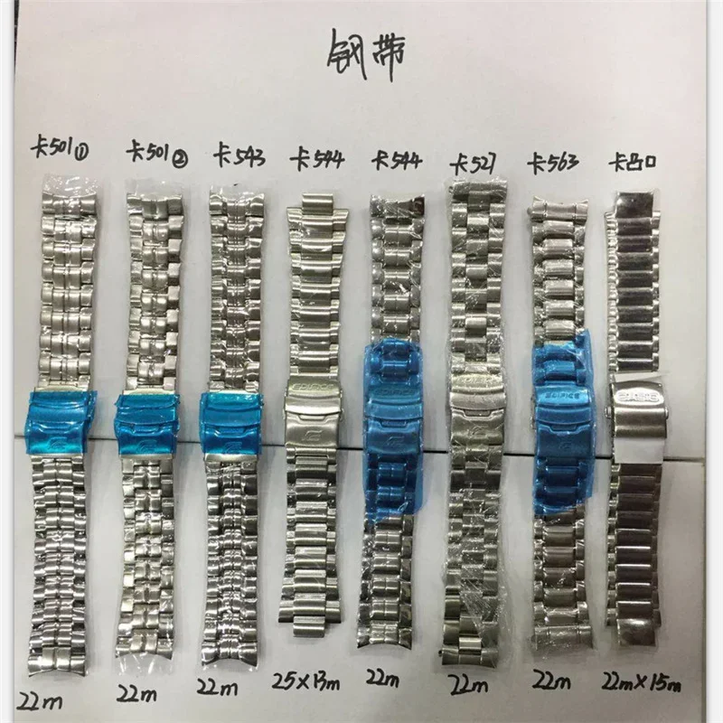 

Аксессуары для часов, браслет для CASIO Ef-312 539 524 534 501 543 544 527 563 500 550, браслет из нержавеющей стали для часов