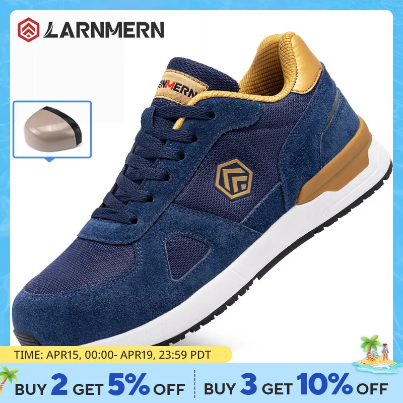 Larnmern Scarpe Antinfortunistiche Da Uomo Src Scarpe Con Punta In Acciaio Antiscivolo Per Uomo Sneakers Da Lavoro Antistatiche Stivali Da Costruzione