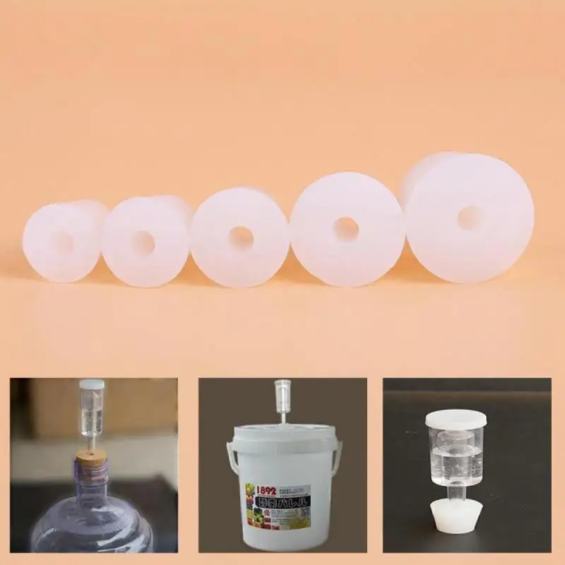 Airlock Stopper 3#-11# For Fermentation Wine Bottles