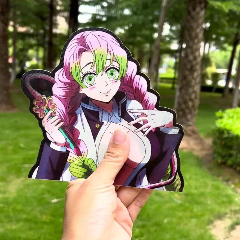 

Demon Slayer Kanroji Mitsuri Motion Stickers Anime Waterproof Decals for Car,Suitcase,Laptop,Refrigerator,Wall Ect. Gift Toy
