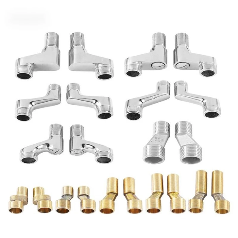 Shower Faucet Install Parts brass material bathtub wall supply line for bathroom bathtub faucet wall mounted faucet accessories
